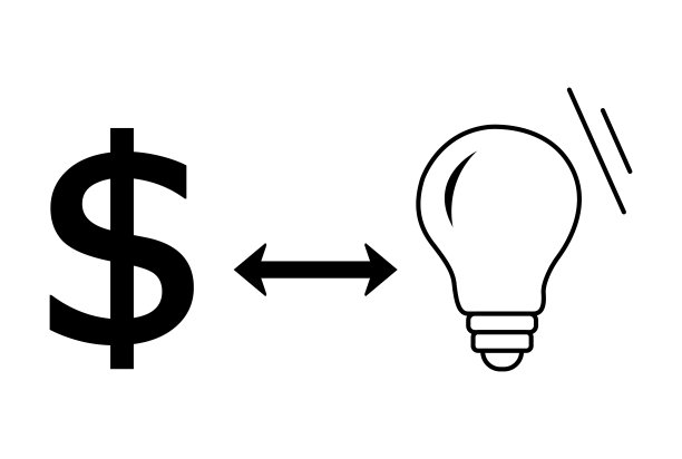 金钱创意平面图标商业符号艺术黑色轮廓标志艺术图片下载