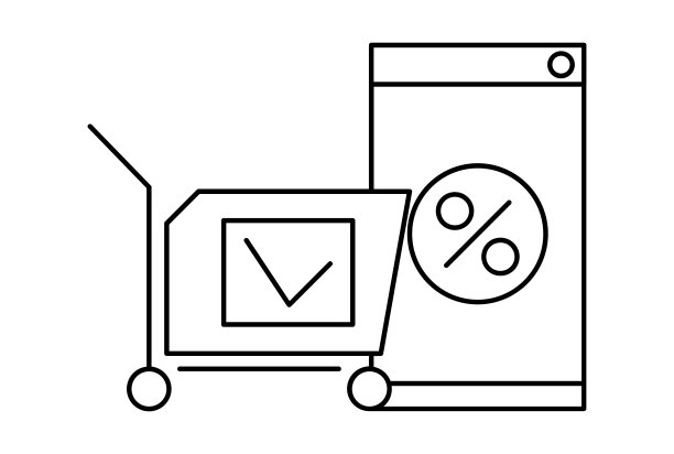 订单平面轮廓图标极简符号黑线标志艺术图片下载