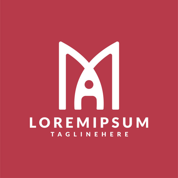 首字母MA或AM标志图片下载