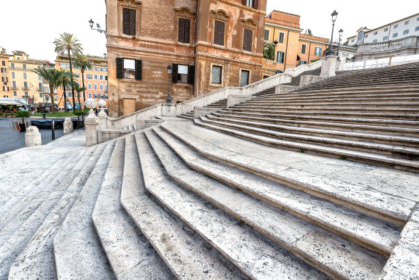 西班牙台阶，罗马最值得观光的地方图片下载