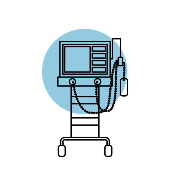 呼吸机冠状病毒图标图片下载