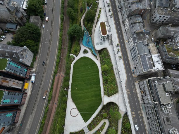 联合露台花园-鸟瞰图图片下载