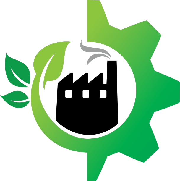 绿色工厂标志模板设计图片下载