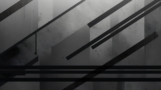 黑色和灰色条纹在灰色杂色背景上的插图图片下载