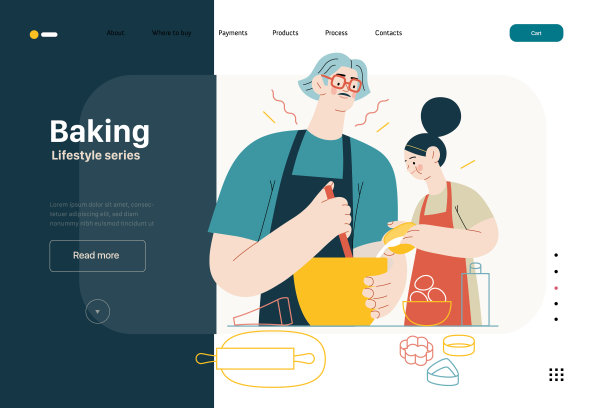 生活方式矢量插画系列图片下载