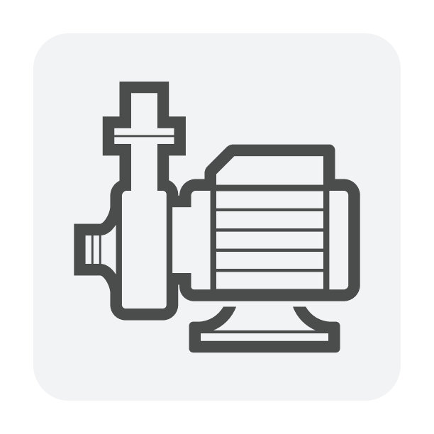 水泵矢量图标设计控制，分配和供应水，石油和天然气。图片下载
