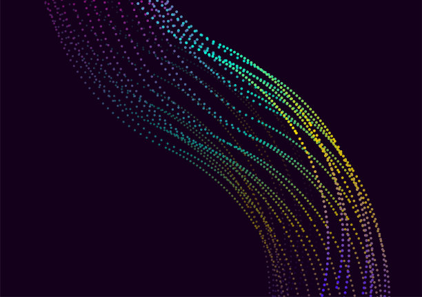摘要迷幻螺旋粒子流动运动圆点技术图案背景图片下载