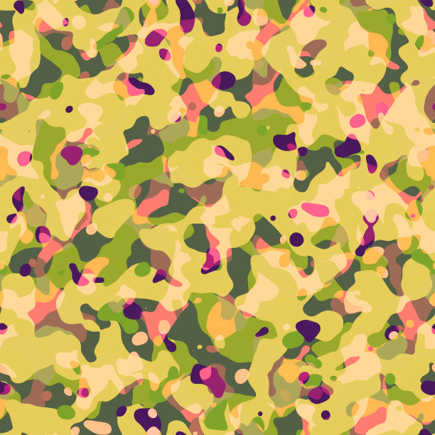 无缝图案抽象彩色粉彩迷彩插图纺织品，服装，文具，包装纸，壁纸图片下载