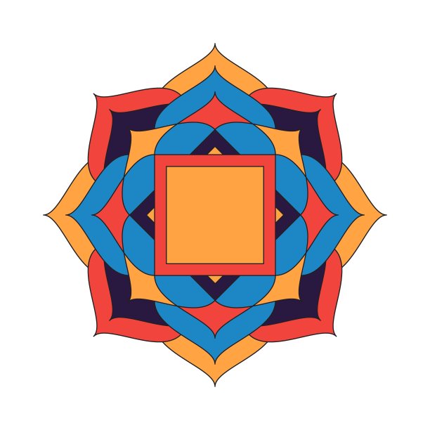矢量曼陀罗，花，花曼陀罗，东方曼陀罗，着色曼陀罗。图片下载