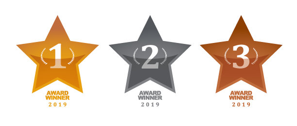 金、银、铜奖得主颁发奖牌图片下载