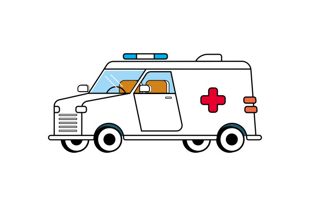 矢量绘制交通。图片下载