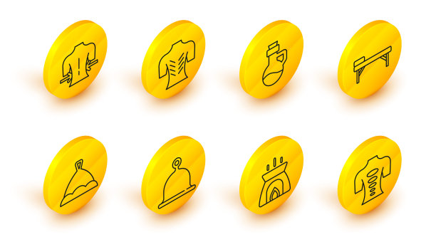 集按摩石疗法，香薰蜡烛，桑拿帽，桌子，精油瓶，和图标。向量图片下载