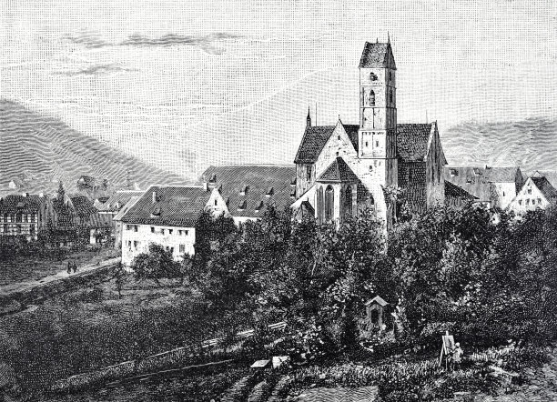 Monastery Alpirsbach, Germany, Baden-Württemberg图片下载