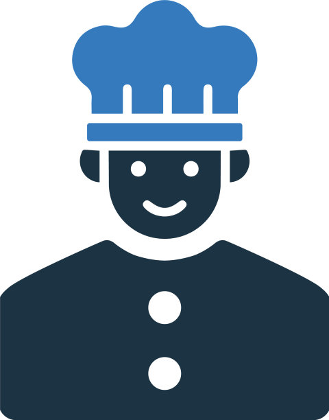 厨师烹饪图标简单的编辑设计孤立上图片下载