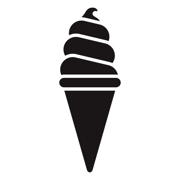 冰淇淋旅行字形图标图片下载