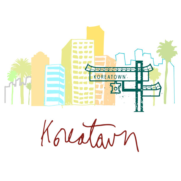 韩国城洛杉矶城市景观图片下载