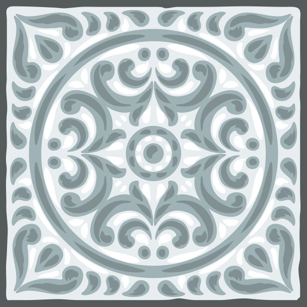 葡萄牙阿祖莱霍瓷砖图案图片下载