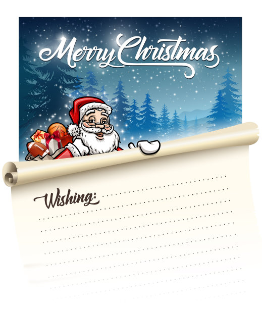 圣诞节圣诞老人的纸图片下载