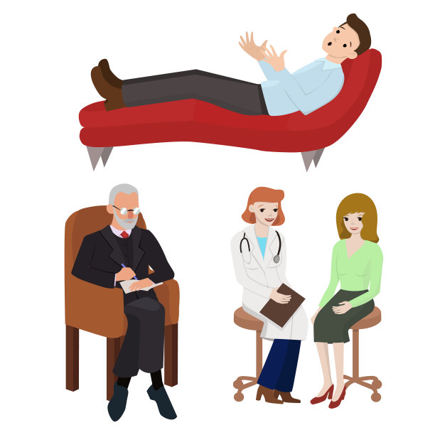 集医生与病人交谈的形象图片下载