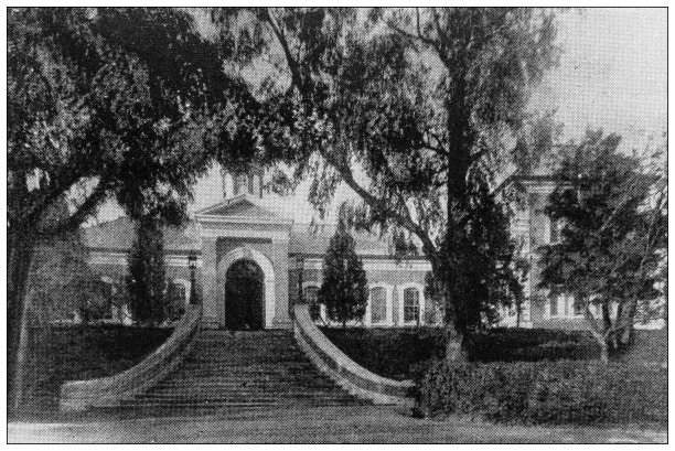 来自英国杂志的古董图片:格雷医院，威廉国王镇图片下载