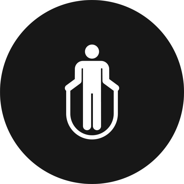 跳绳图标简单的汽车标志图片下载