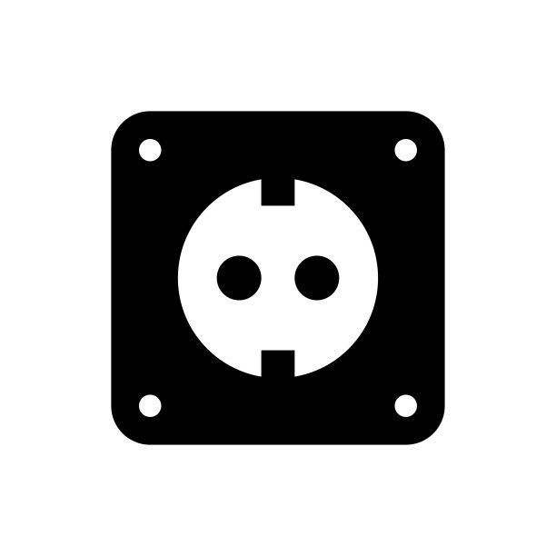 插入单色图标电网图片下载