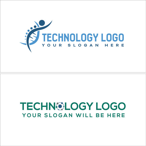 人类生物技术DNA遗传学标志设计图片下载