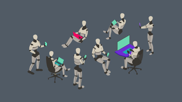 使用设备的机器人图片下载