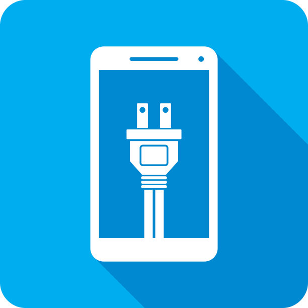 插入智能手机图标轮廓图片下载