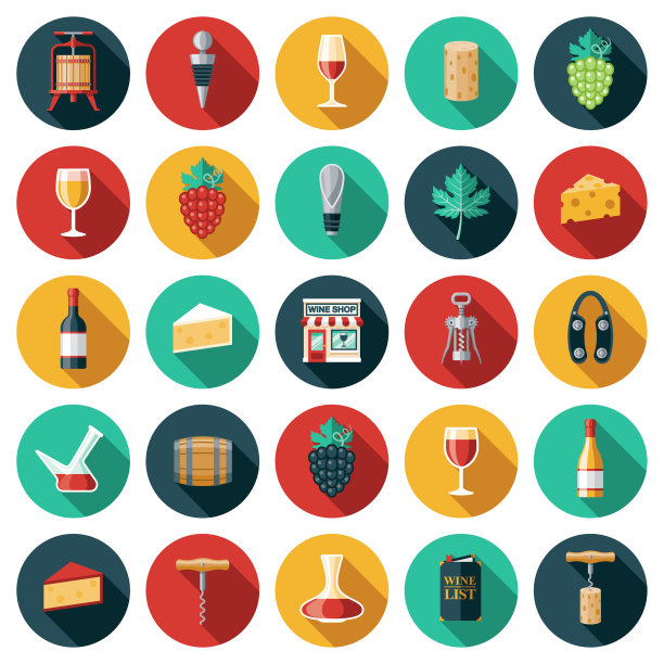 酒店图标套装图片下载