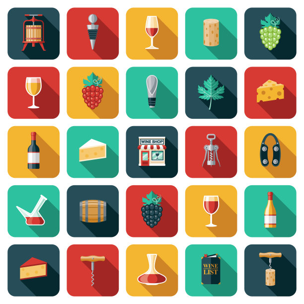 酒店图标套装图片下载