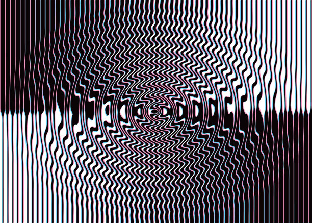 用半色调和毛刺技术在水面上扩散的波纹图片下载