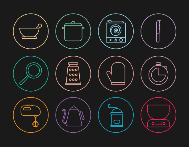 设定线电子秤厨房计时器图片下载