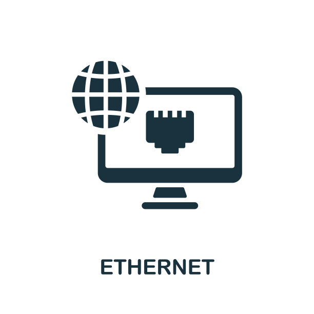 以太网图标单色标志从互联网图片下载
