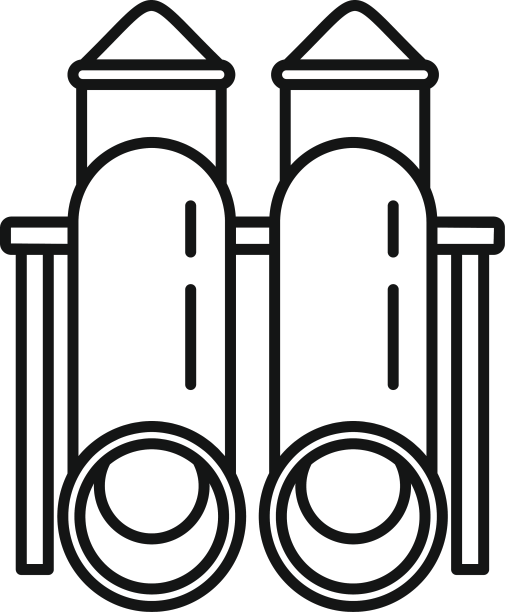 塔娃管图标轮廓风格图片下载