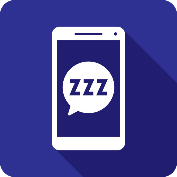 语音泡泡ZZZ智能手机图标剪影图片下载