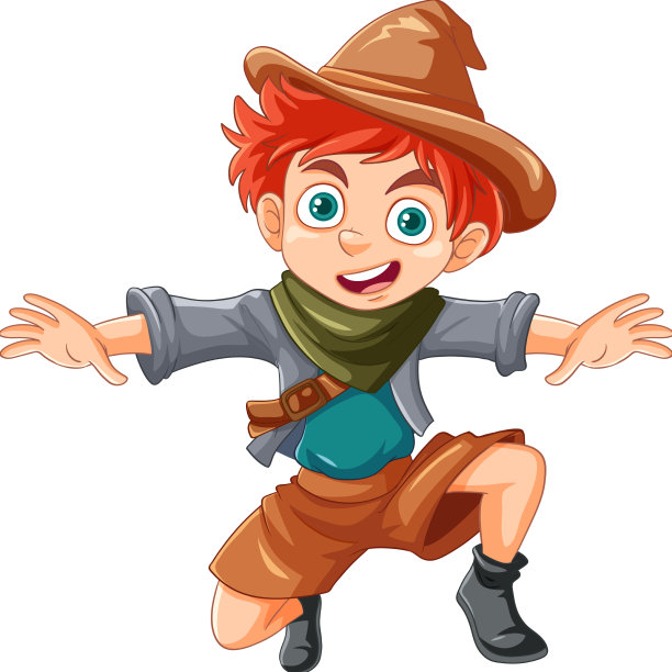 游戏中的冒险奇幻卡通人物图片下载