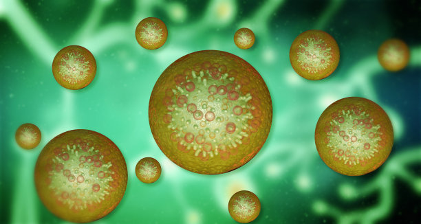 HIV病毒科学背景图片下载