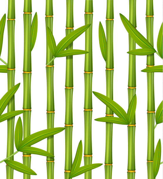 竹叶无缝背景图片下载