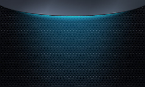 碳纤维纹理背景，新技术抽象，矢量插图。六边形暗背景。黑色蜂窝状抽象金属网格图案技术壁纸与灯光斑点图片下载