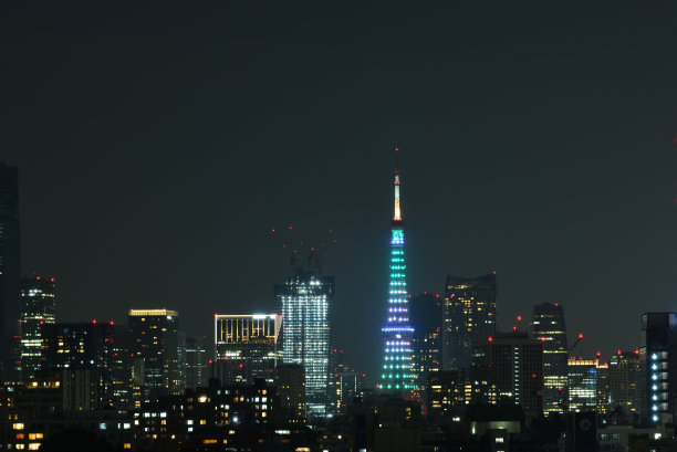 东京塔夜景图片下载