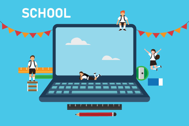 面向小学生的电子学习图片下载