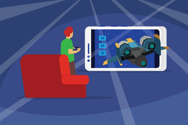 年轻人在手机上玩电子游戏看起来就像在看电视图片下载