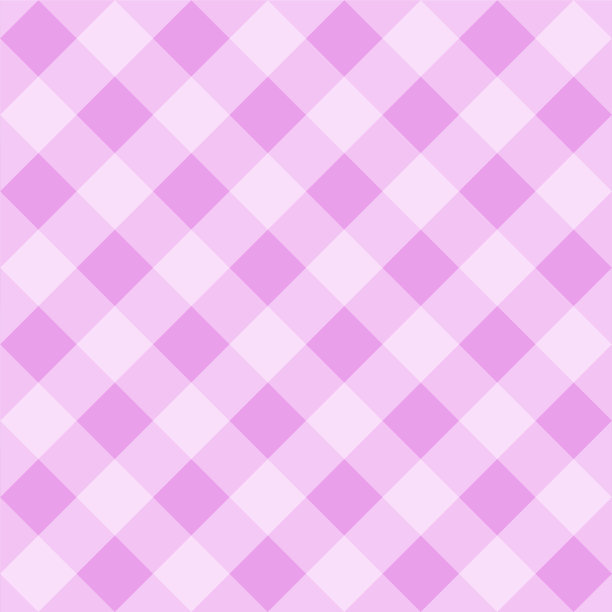 粉红色格子布无缝图案背景。图片下载