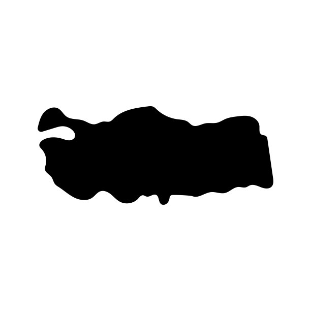 土耳其地图轮廓图标。向量。图片下载