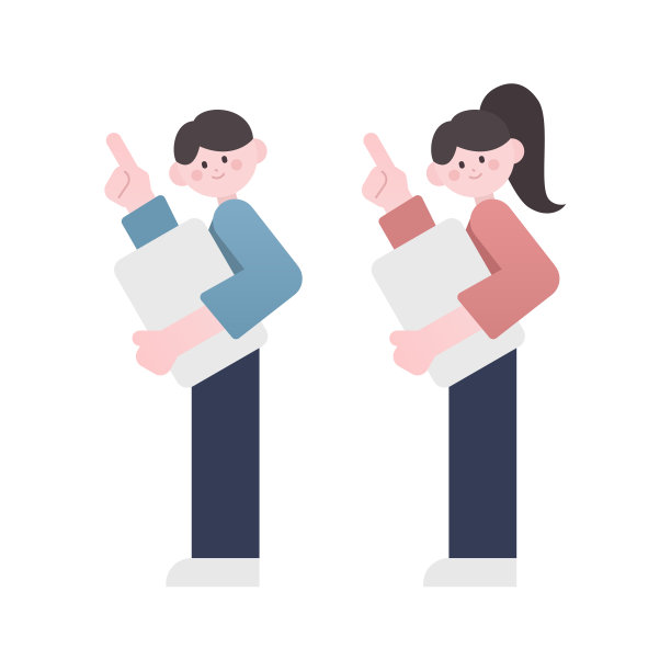 一男一女拿着笔记本电脑图片下载