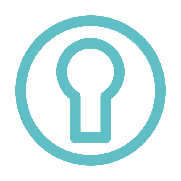 钥匙孔图标在白色背景的网络，移动和信息图表图片下载