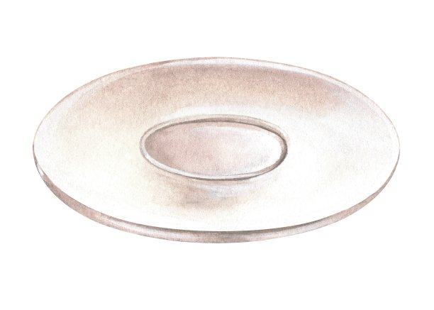 空的白色碟子。水彩插图。平板清洁。手绘陶器。白色背景上孤立的餐具。食品设计插入空白。餐厅、咖啡厅的菜单设计图片下载