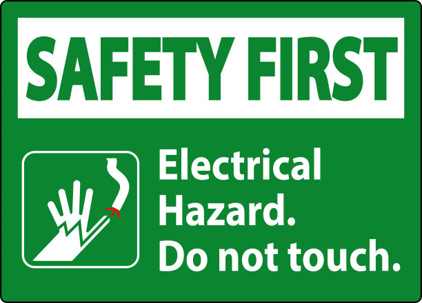 安全第一，电气危险标志。请勿触摸图片下载