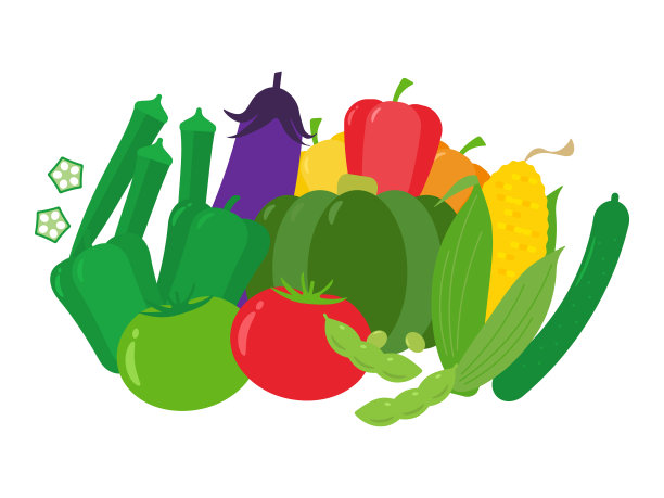 夏季蔬菜图标图片下载